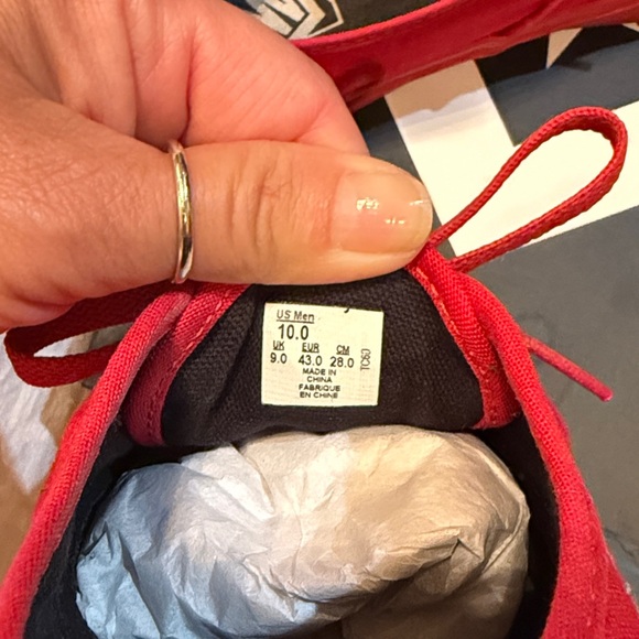 Vans Bold Red Men's Sneakers - Picture 3 of 8